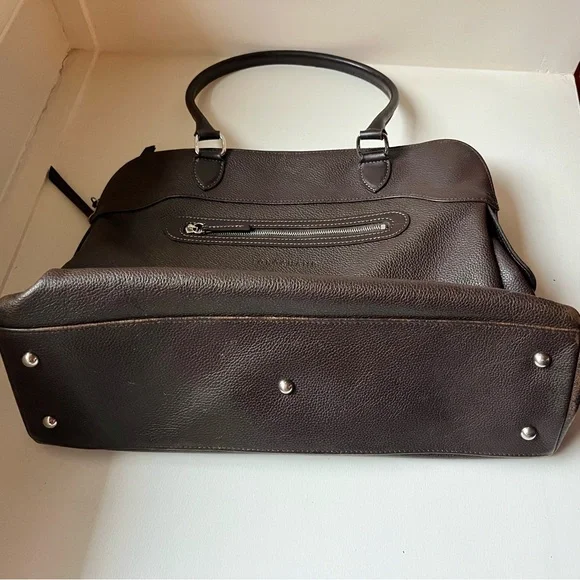 Longchamp Le Foulonné Shoulder Bag in Mocha Brown - Picture 5 of 14